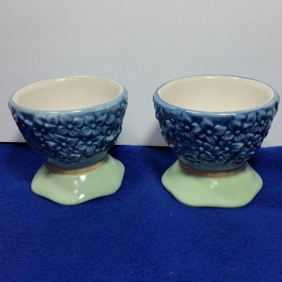 Vintage Pflatzgraff Summer Breeze Votive Candleholders Set of 2 Spring Pre-Owned - Picture 2 of 10